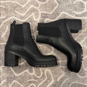 Authentic Prada Black Ankle Boots 38